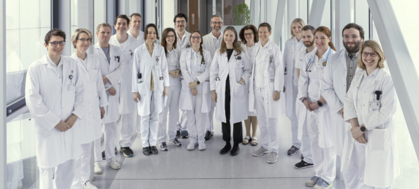 Gruppenfoto Innere Medizin IV © Klinikum Wels-Grieskirchen / Nik Fleischmann