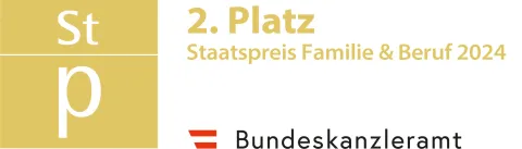 Kennzeichen Staatspreis Familie & Beruf 2. Platz